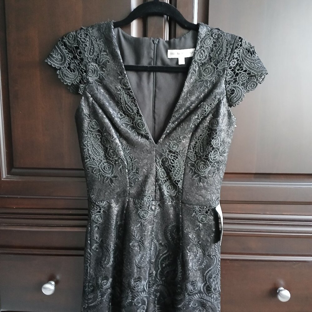 Black Lace Romper Size S